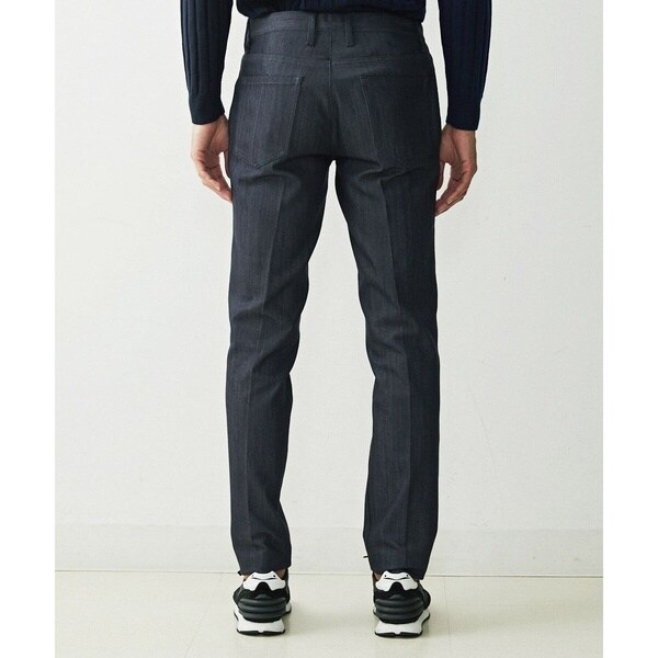 ミッシェルクランオム（MICHEL KLEIN HOMME）/【撥水】プレビアシャンブレースラックスパンツ_7