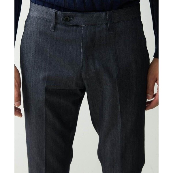 ミッシェルクランオム（MICHEL KLEIN HOMME）/【撥水】プレビアシャンブレースラックスパンツ_9