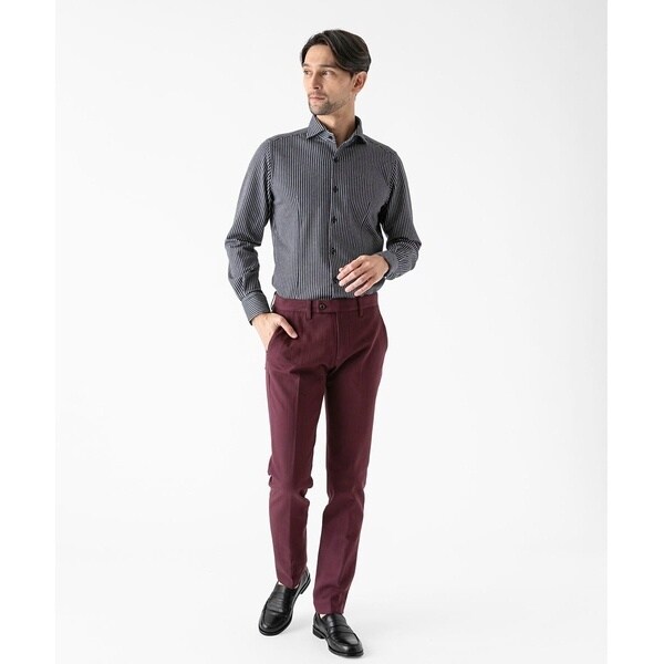 ミッシェルクランオム（MICHEL KLEIN HOMME）/【撥水】プレビアシャンブレースラックスパンツ_13