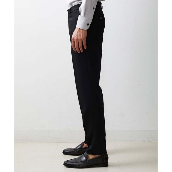 ミッシェルクランオム（MICHEL KLEIN HOMME）/フォーマルブラックスラックスパンツ_4