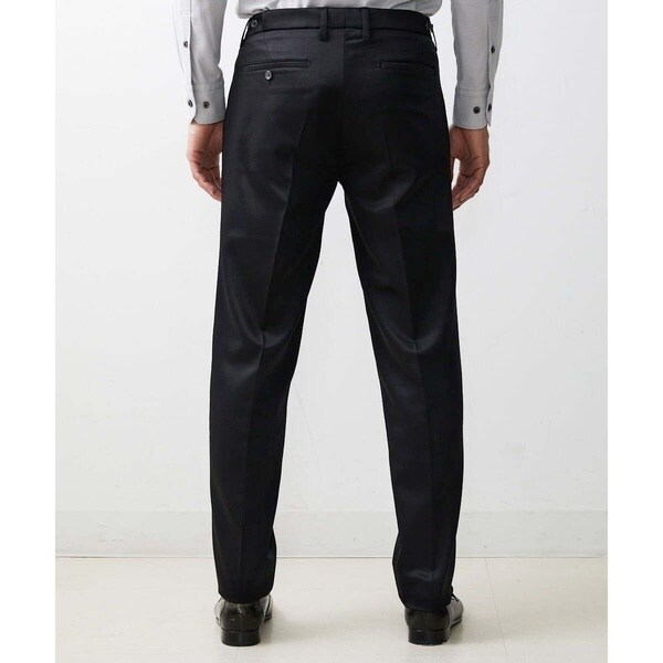 ミッシェルクランオム（MICHEL KLEIN HOMME）/フォーマルブラックスラックスパンツ_5