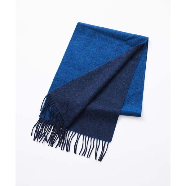 ミッシェルクランオム（MICHEL  HOMME）/リバーシブルカシミヤマフラー