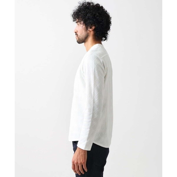 ミッシェルクランオム（MICHEL  HOMME）/【2024年モデル】《日本製》ダイヤ柄カットソー