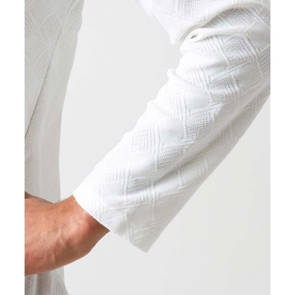 ミッシェルクランオム（MICHEL  HOMME）/【2024年モデル】《日本製》ダイヤ柄カットソー