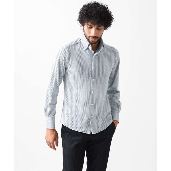 ミッシェルクランオム（MICHEL KLEIN HOMME）/《日本製》ラッセルジャガードシャツの通販は