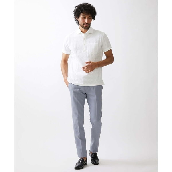 ミッシェルクランオム（MICHEL KLEIN HOMME）/プレビアシャンブレースラックスパンツ 撥水_4