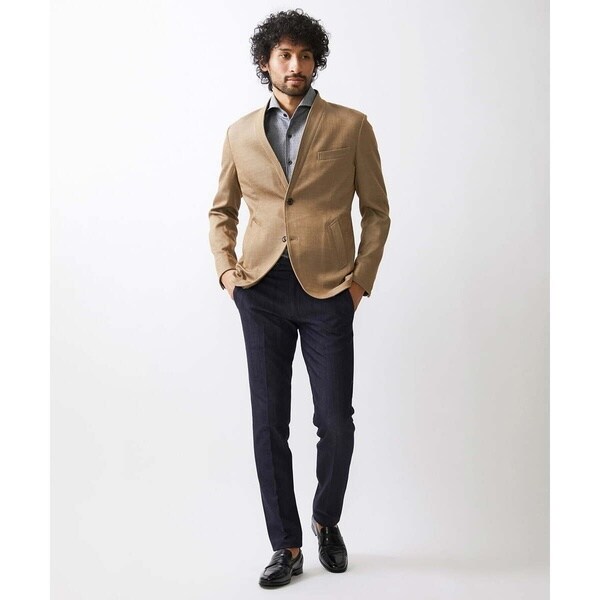 ミッシェルクランオム（MICHEL KLEIN HOMME）/プレビアシャンブレースラックスパンツ 撥水_7