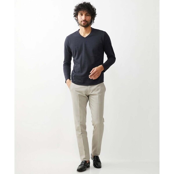 ミッシェルクランオム（MICHEL KLEIN HOMME）/プレビアシャンブレースラックスパンツ 撥水_16