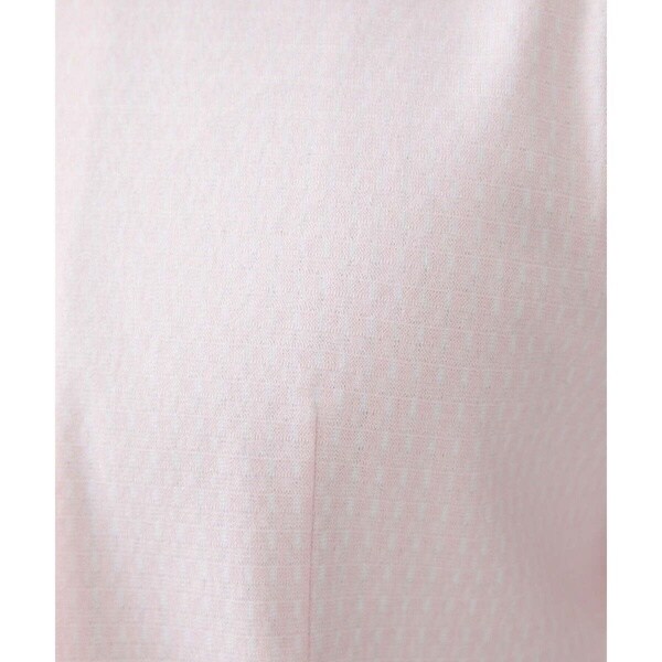 ミッシェルクランオム（MICHEL  HOMME）/《日本製》立体柄ストレッチラッセル七分袖シャツ