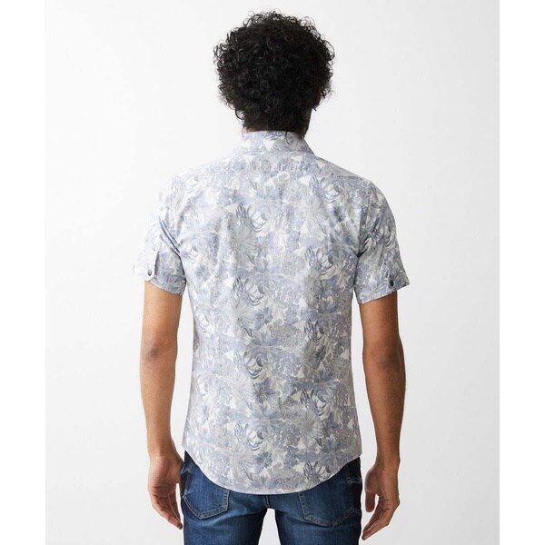 ミッシェルクランオム（MICHEL  HOMME）/《日本製》フラワー柄半袖シャツ