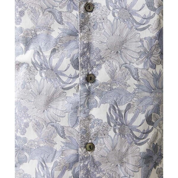 ミッシェルクランオム（MICHEL  HOMME）/《日本製》フラワー柄半袖シャツ