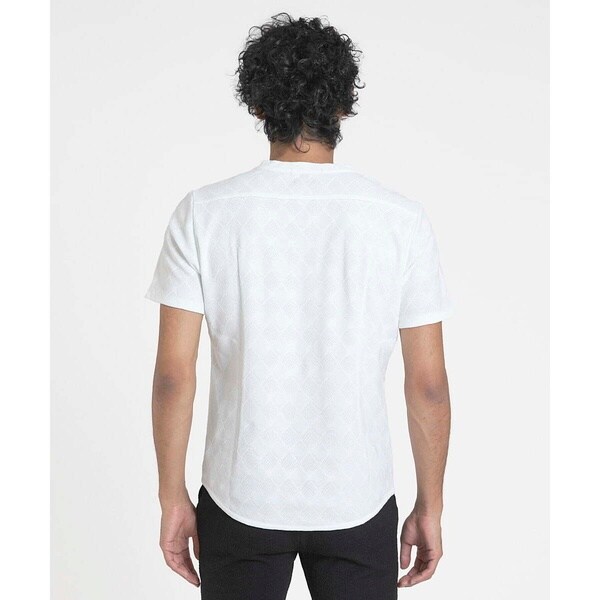 ミッシェルクランオム（MICHEL  HOMME）/《日本製》ダイヤ柄半袖カットソー 24SS