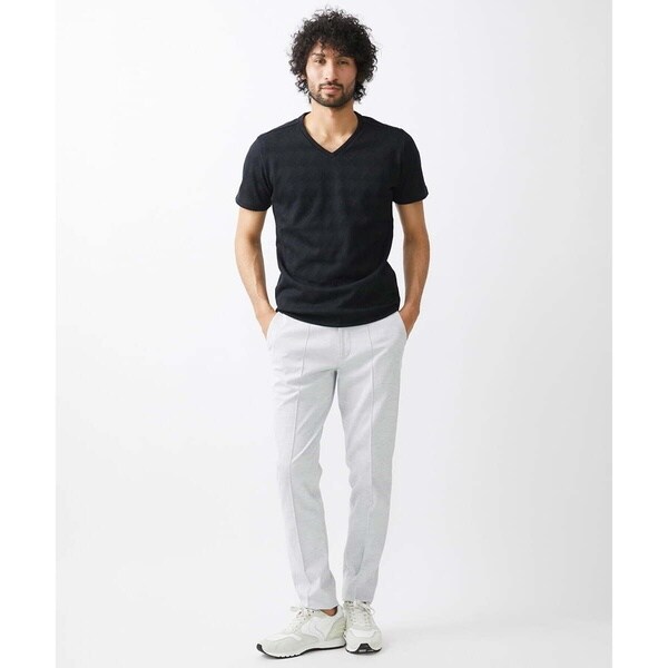 ミッシェルクランオム（MICHEL  HOMME）/《日本製》ダイヤ柄半袖カットソー 24SS