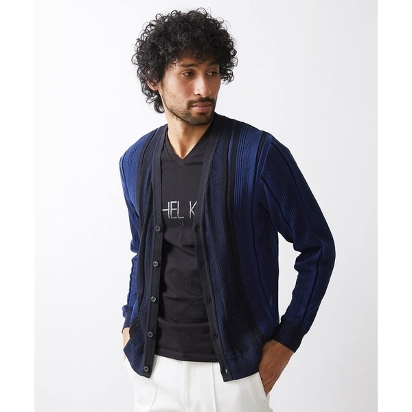 ミッシェルクランオム（MICHEL  HOMME）/《日本製》和紙カーディガン