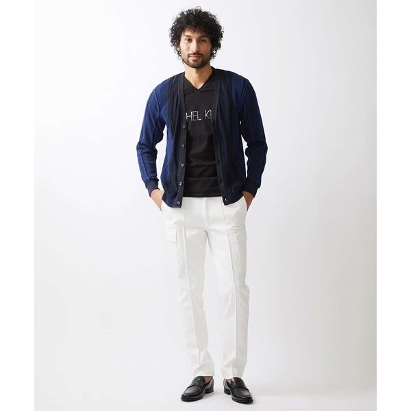 ミッシェルクランオム（MICHEL  HOMME）/《日本製》和紙カーディガン