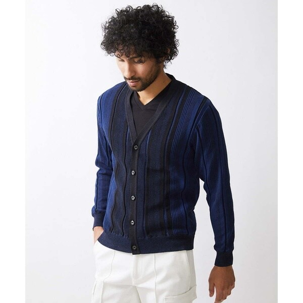 ミッシェルクランオム（MICHEL  HOMME）/《日本製》和紙カーディガン