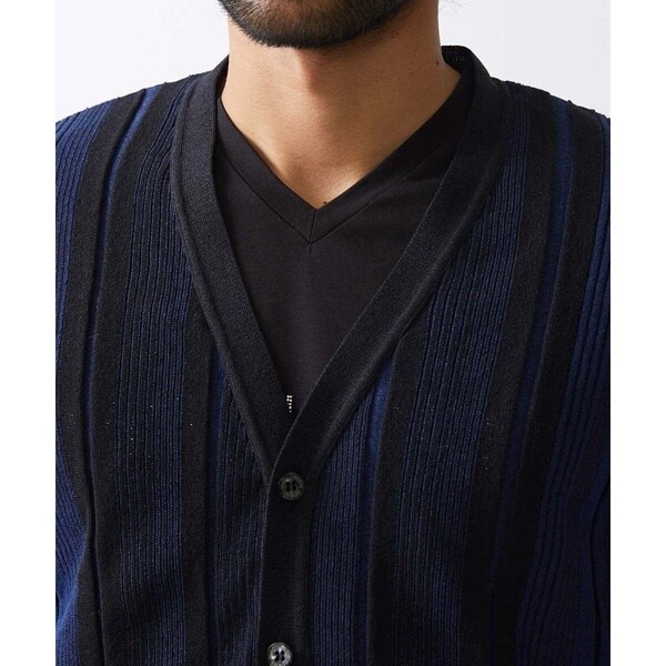 ミッシェルクランオム（MICHEL  HOMME）/《日本製》和紙カーディガン