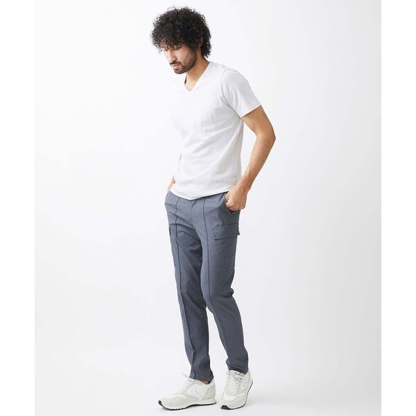 ミッシェルクランオム（MICHEL  HOMME）/《日本製》立体柄半袖カットソー