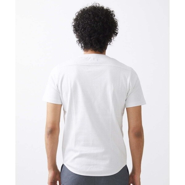 ミッシェルクランオム（MICHEL  HOMME）/《日本製》立体柄半袖カットソー