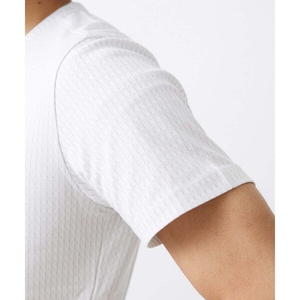 ミッシェルクランオム（MICHEL  HOMME）/《日本製》立体柄半袖カットソー