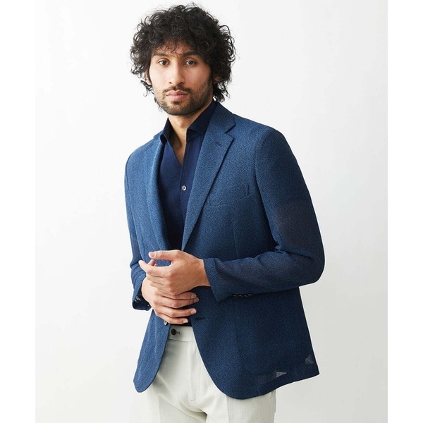 ミッシェルクランオム（MICHEL  HOMME）/メッシュテーラードジャケット