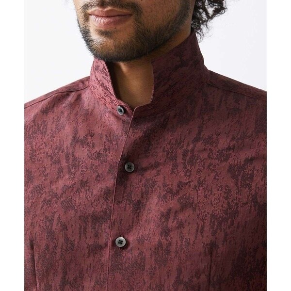 ミッシェルクランオム（MICHEL  HOMME）/《日本製》総柄ジャガードシャツ