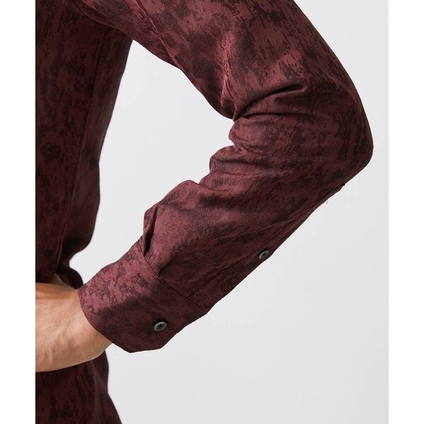 ミッシェルクランオム（MICHEL  HOMME）/《日本製》総柄ジャガードシャツ