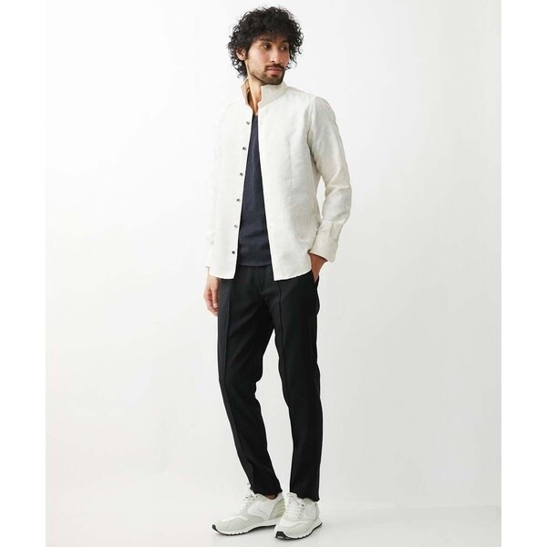 ミッシェルクランオム（MICHEL  HOMME）/《日本製》総柄ジャガードシャツ