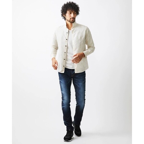 ミッシェルクランオム（MICHEL  HOMME）/《日本製》総柄ジャガードシャツ