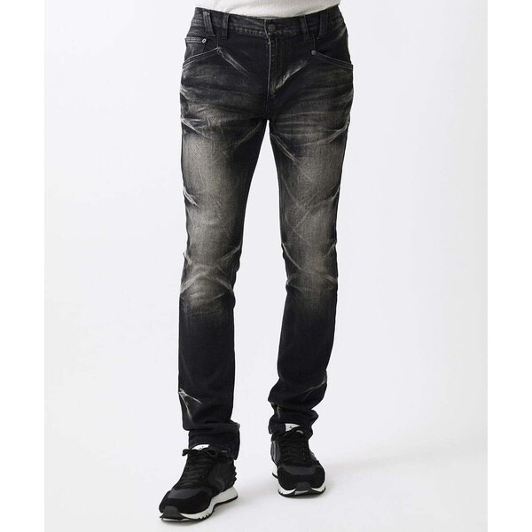 ミッシェルクランオム（MICHEL  HOMME）/《日本製》ブラックオーシャンデニムパンツ