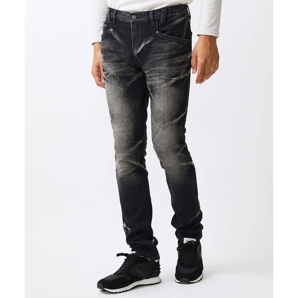 ミッシェルクランオム（MICHEL  HOMME）/《日本製》ブラックオーシャンデニムパンツ