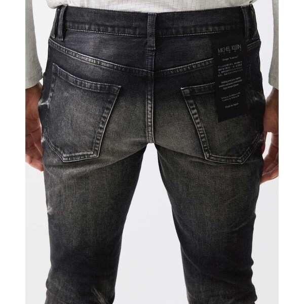 ミッシェルクランオム（MICHEL  HOMME）/《日本製》ブラックオーシャンデニムパンツ