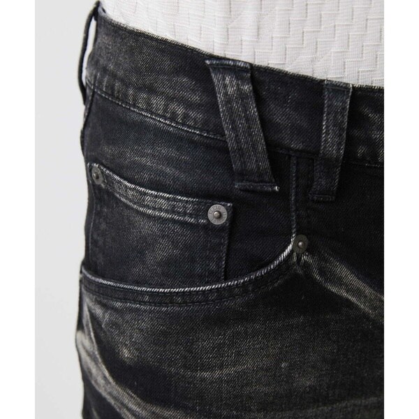 ミッシェルクランオム（MICHEL  HOMME）/《日本製》ブラックオーシャンデニムパンツ