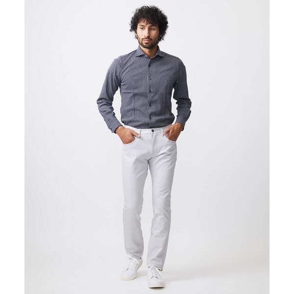 ミッシェルクランオム（MICHEL  HOMME）/《日本製》ストレッチラッセル長袖シャツ