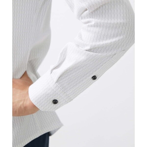 ミッシェルクランオム（MICHEL  HOMME）/《日本製》ストレッチラッセル長袖シャツ