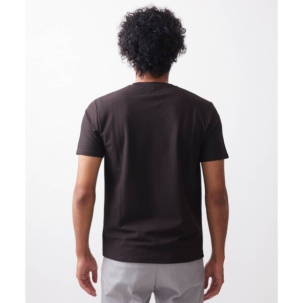 ミッシェルクランオム（MICHEL  HOMME）/《日本製》ドライタッチVネック半袖カットソー