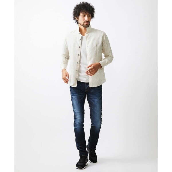 ミッシェルクランオム（MICHEL  HOMME）/《日本製》ブルーオーシャンデニムパンツ