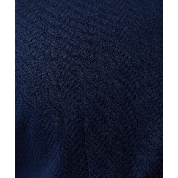 ミッシェルクランオム（MICHEL  HOMME）/《日本製》ヘリンボン柄長袖シャツ