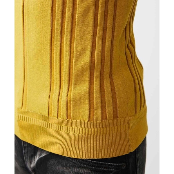 ミッシェルクランオム（MICHEL KLEIN HOMME）/切り替えストレッチVネックニット_10