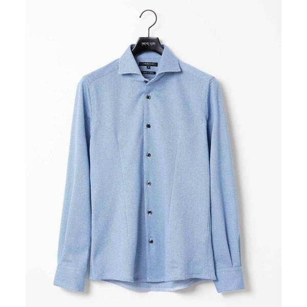 ミッシェルクランオム（MICHEL  HOMME）/《日本製》ラッセルジャージ長袖シャツ