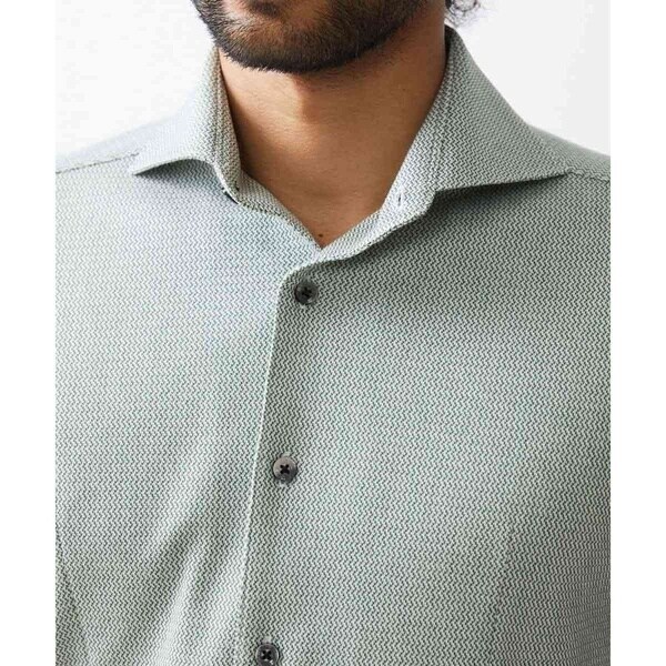 ミッシェルクランオム（MICHEL  HOMME）/《日本製》ラッセルジャージ長袖シャツ