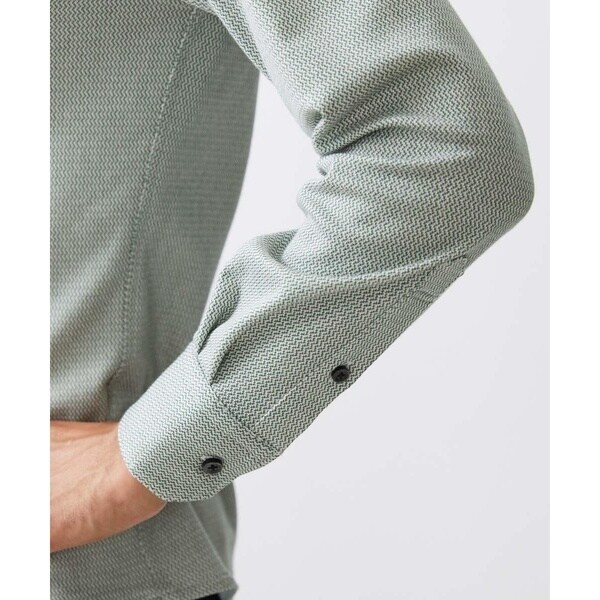 ミッシェルクランオム（MICHEL  HOMME）/《日本製》ラッセルジャージ長袖シャツ