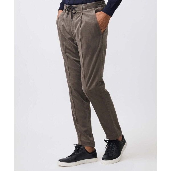 【NEW】ミッシェルクランオム（MICHEL  HOMME）/トリコットベロアイージースラックスパンツ