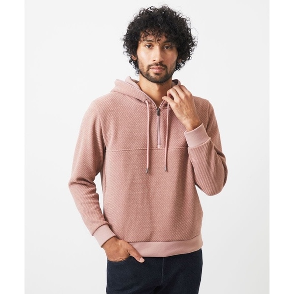 ミッシェルクランオム（MICHEL  HOMME）/《日本製》モールZIPプルオーバーパーカー