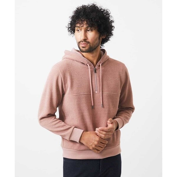 ミッシェルクランオム（MICHEL  HOMME）/《日本製》モールZIPプルオーバーパーカー