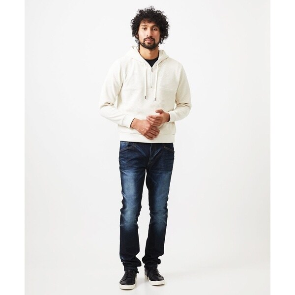 ミッシェルクランオム（MICHEL  HOMME）/《日本製》モールZIPプルオーバーパーカー