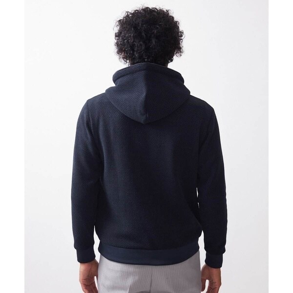 ミッシェルクランオム（MICHEL  HOMME）/《日本製》モールZIPプルオーバーパーカー