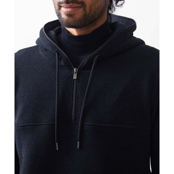 ミッシェルクランオム（MICHEL  HOMME）/《日本製》モールZIPプルオーバーパーカー