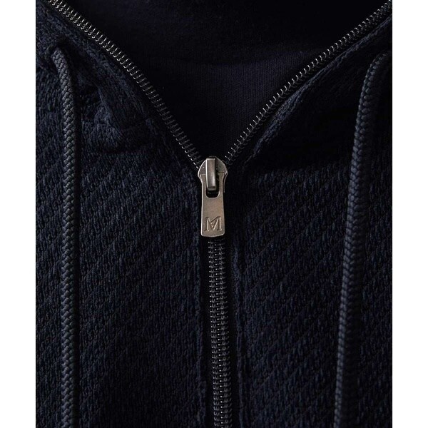 ミッシェルクランオム（MICHEL  HOMME）/《日本製》モールZIPプルオーバーパーカー