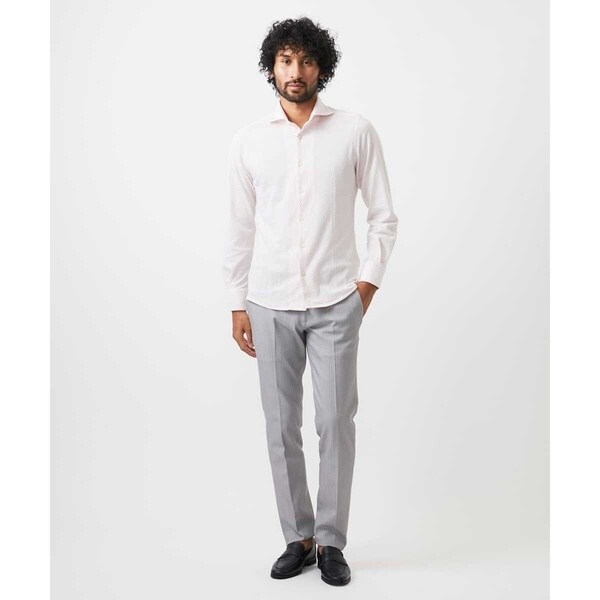 ミッシェルクランオム（MICHEL  HOMME）/《日本製》ジャージ長袖シャツ